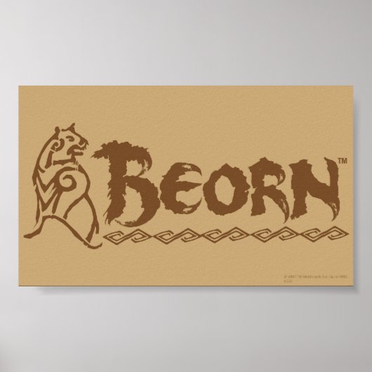 BEORN™ Bärenname Poster (Vorne)