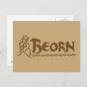 BEORN™ Bärenname Postkarte (Vorne/Hinten)