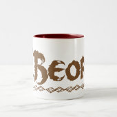 BEORN™ Bärenname Zweifarbige Tasse (Mittel)