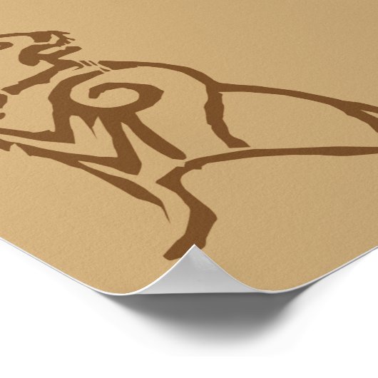 BEORN™ Bärensymbol Poster (Ecke)