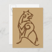 BEORN™ Bärensymbol Postkarte (Vorne/Hinten)