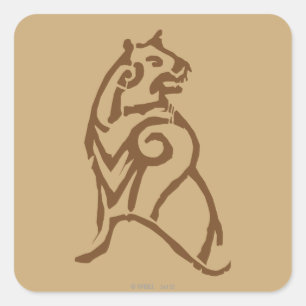 BEORN™ Bärn-Symbol Quadratischer Aufkleber