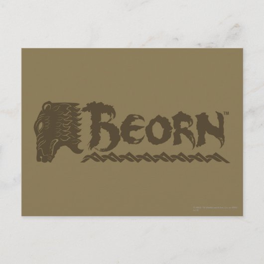 BEORN™ Beatenkopf Name Postkarte (Vorderseite)
