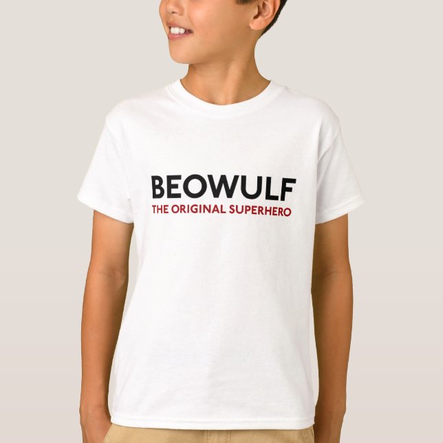 Beowulf der ursprüngliche Superheld T-Shirt (Vorderseite)