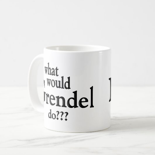 Beowulf/Grendel Kaffeetasse (Vorderseite Links)