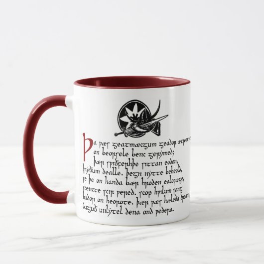 Beowulf im Meadhall Tasse (Links)