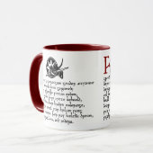 Beowulf im Meadhall Tasse (Vorderseite Links)