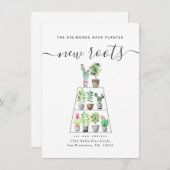 Bepflanzte neue Pflanze Wasserfarbe Bewegung Ankündigung (Vorne/Hinten)