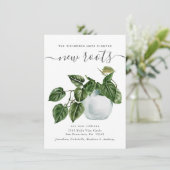 Bepflanzte neue Pflanze Wasserfarbe Bewegung Ankündigung (Stehend Vorderseite)