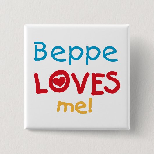 Beppe Lieben Me T - Shirt und Geschenke Button (Vorderseite)