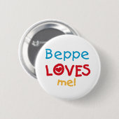 Beppe Lieben Me T - Shirt und Geschenke Button (Vorne & Hinten)