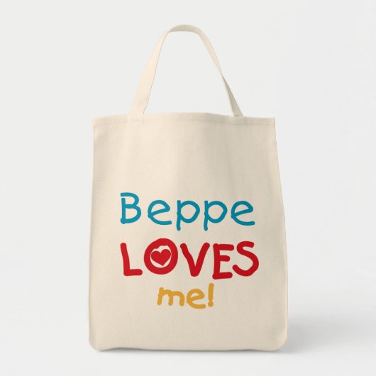 Beppe Lieben Me T - Shirt und Geschenke Tragetasche (Vorne)