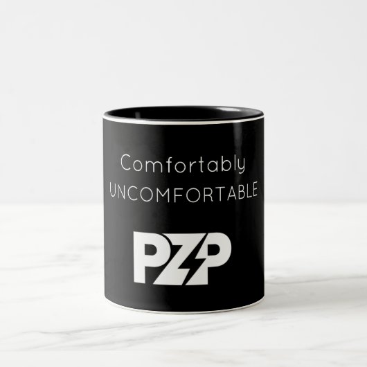 Bequem unbequem zweifarbige tasse (Mittel)