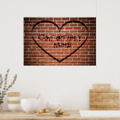 Bequem zahlreich Wortart Poster (Küche)