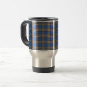 Bequeme karierte Reise-Tasse Reisebecher (Vorderseite Links)