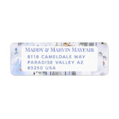 Bequeme Rücksendeadresse des Skigebiets Berg (Vorne)