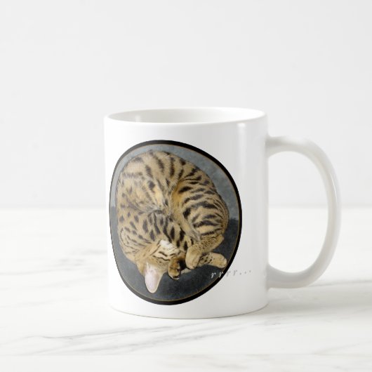 Bequeme Savanne-Katzen-Tasse Kaffeetasse (Rechts)