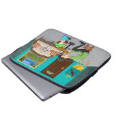 BequemePfoten Laptopschutzhülle (Vorne Knopf)