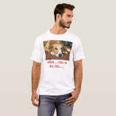 Bequemer Hund T-Shirt (Vorne ganz)