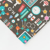 Bequemes Wissenschafts-u. Chemie-Muster Fleecedecke (Ecke)