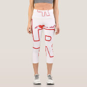 Bequemlichkeit und Stil im Alltag Capri Leggings (Vorderseite)