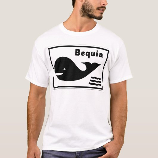 Bequia-Flagge T-Shirt (Vorderseite)