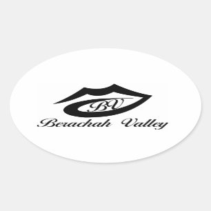 Berachah Tal-Band-Aufkleber Ovaler Aufkleber