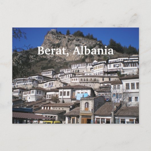 Berat, Albanien Post Card Postkarte (Vorderseite)