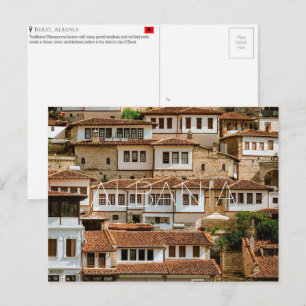 Berat, Albanien Reise-Postkarte Postkarte
