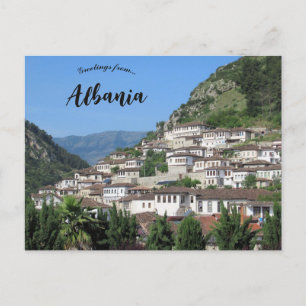 Berat Stadt der tausend Fenster Albanien Postkarte