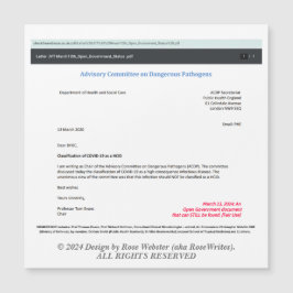 Beratender Ausschuss von RoseWrites Magnetic Card Magnetkarte