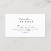 Berater-abstrakte Kunst Visitenkarte (Rückseite)