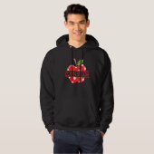 Berater Apple Lehrer Leben Hoodie (Vorne ganz)