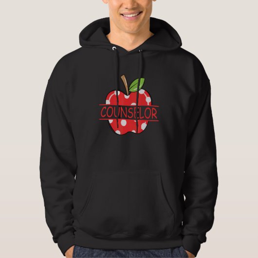 Berater Apple Lehrer Leben Hoodie (Vorderseite)