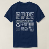 Berater Assistent für MultiTasking - zertifizierte T-Shirt (Design vorne)