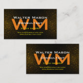 Berater Bestes Fab Beruflich gebürstetes Metall Visitenkarte (Vorne/Hinten)