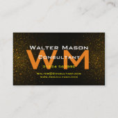 Berater Bestes Fab Beruflich gebürstetes Metall Visitenkarte (Rückseite)