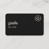 Berater Black Gold QR Code Visitenkarte (Vorderseite)
