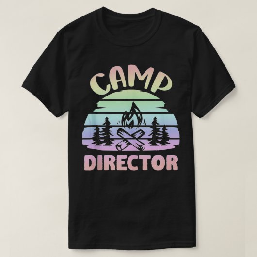 Berater Camper Summer Camp Direktor T-Shirt (Design vorne)