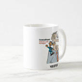 Berater Cartoon Kaffeetasse (VorderseiteRechts)