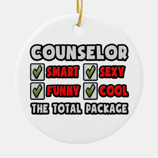 Berater ... Das Gesamtpaket Keramik Ornament (Vorne)