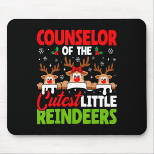 Berater der Niedlichen Rentierfunde Weihnachtsräte Mousepad