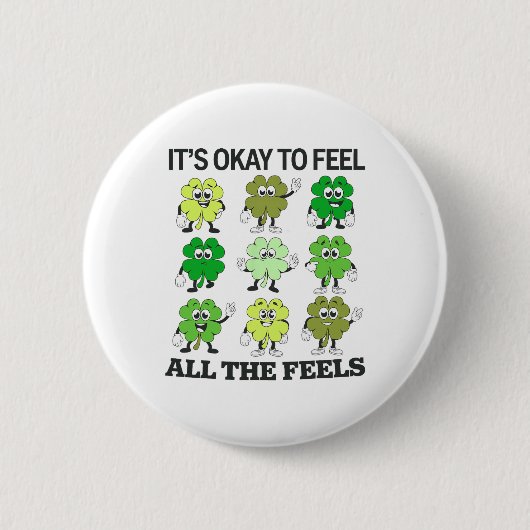 Berater der Schule St. Patrick Es ist okay zu fühl Button (Vorderseite)