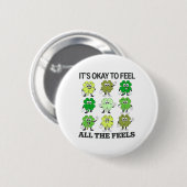 Berater der Schule St. Patrick Es ist okay zu fühl Button (Vorne & Hinten)