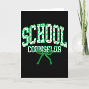 Berater der Schule St. Patrick's Day Coquette Schl Karte