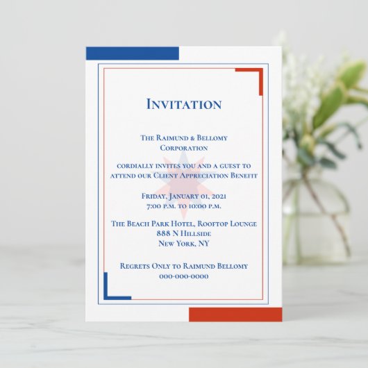 Berater Einladung (Stehend Vorderseite)