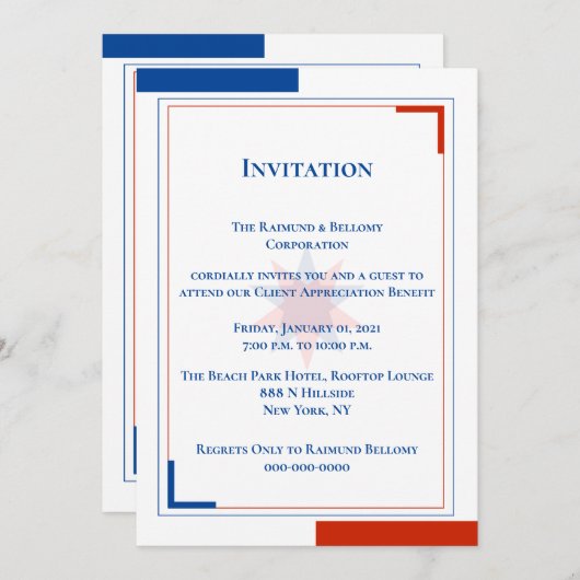 Berater Einladung (Vorne/Hinten)