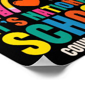 Berater für die Beratung in der Schule Poster (Ecke)