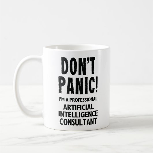 Berater für künstliche Intelligenz Kaffeetasse (Links)