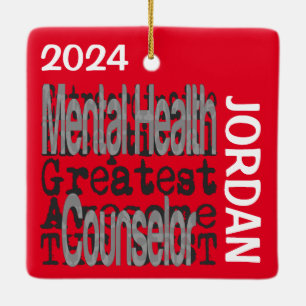 Berater für psychische Gesundheit CUSTOM Keramikornament